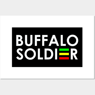 Buffalo Soldier Rasta Colors Posters and Art